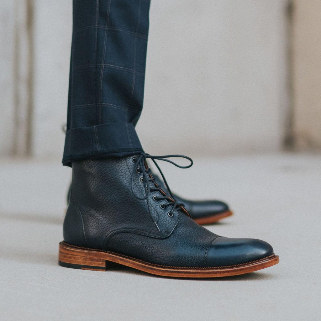 The Rome Boot in Navy (Last Chance, Final Sale)