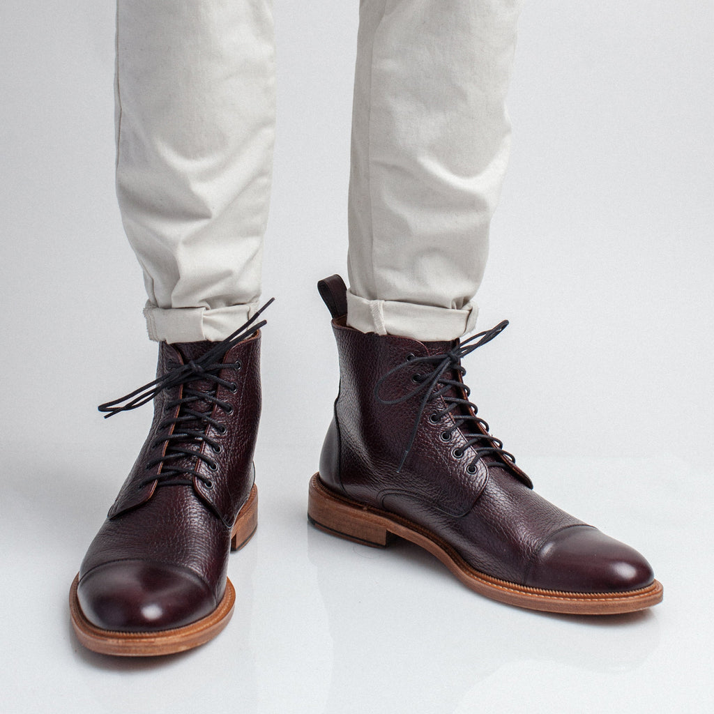 The Rome Boot in Oxblood