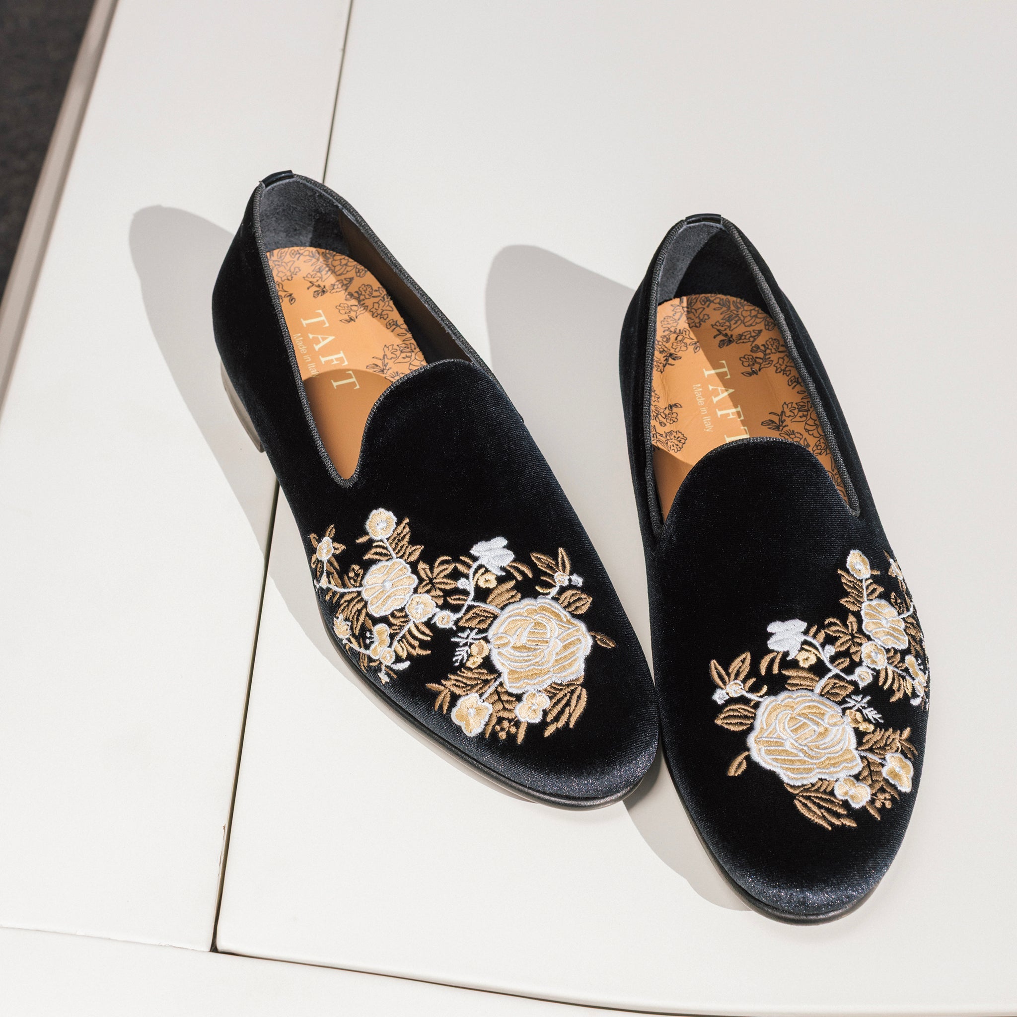 The Estate Slipper in Black Velvet