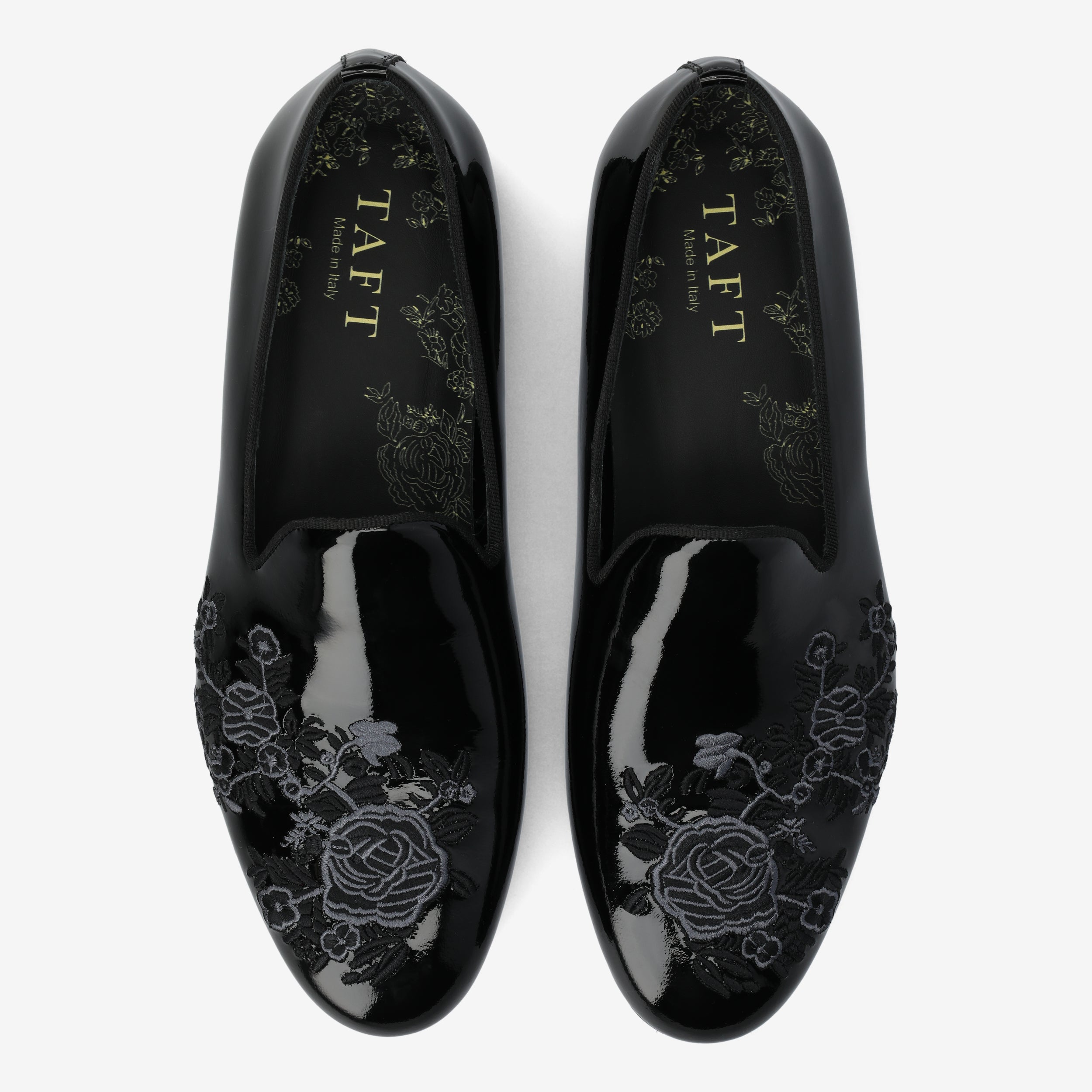 The Estate Slipper in Black Patent Leather