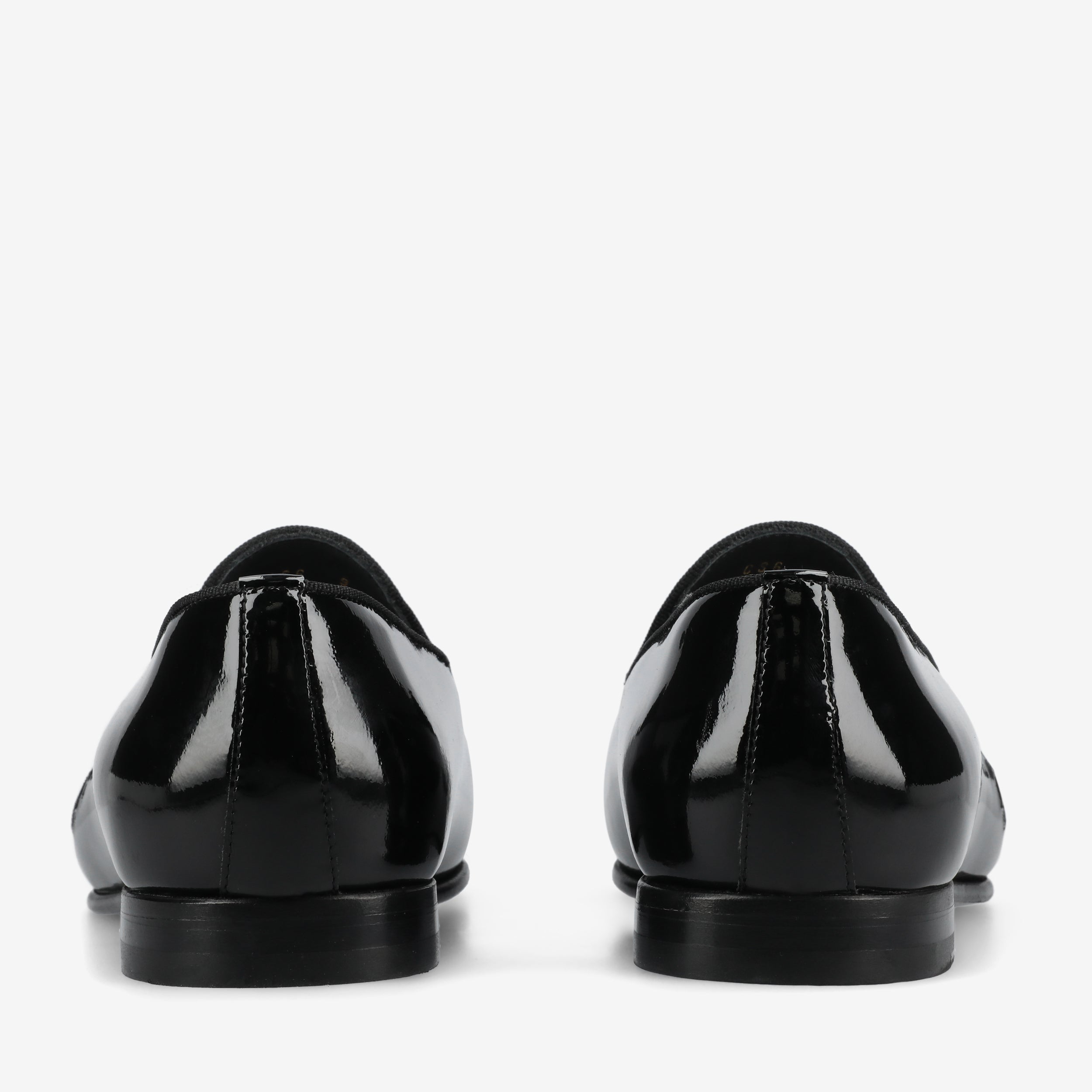 The Estate Slipper in Black Patent Leather
