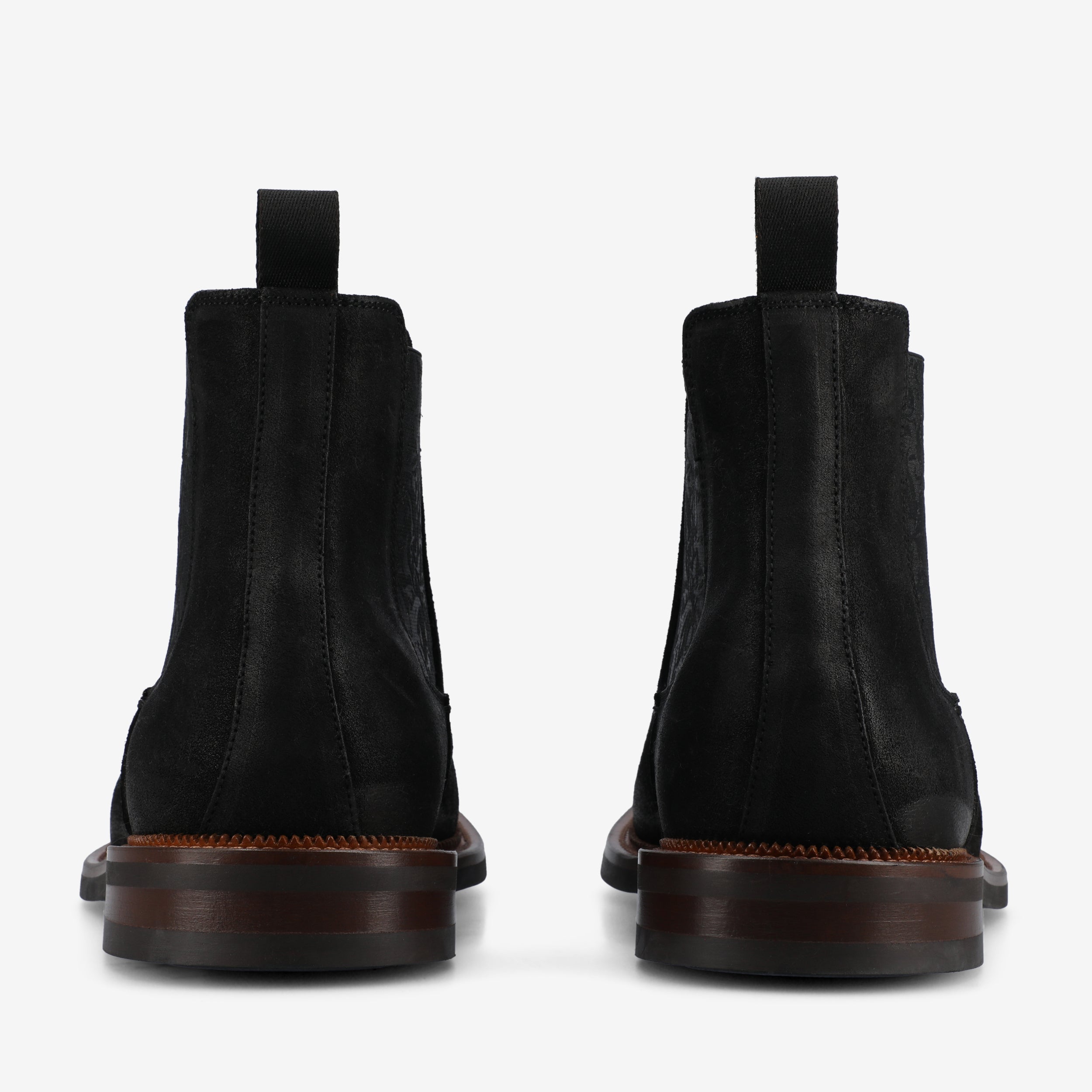 The Glen Boot in Black Suede