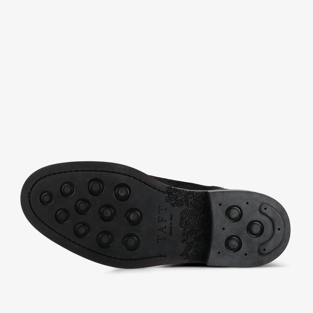 The Glen Boot in Black Suede