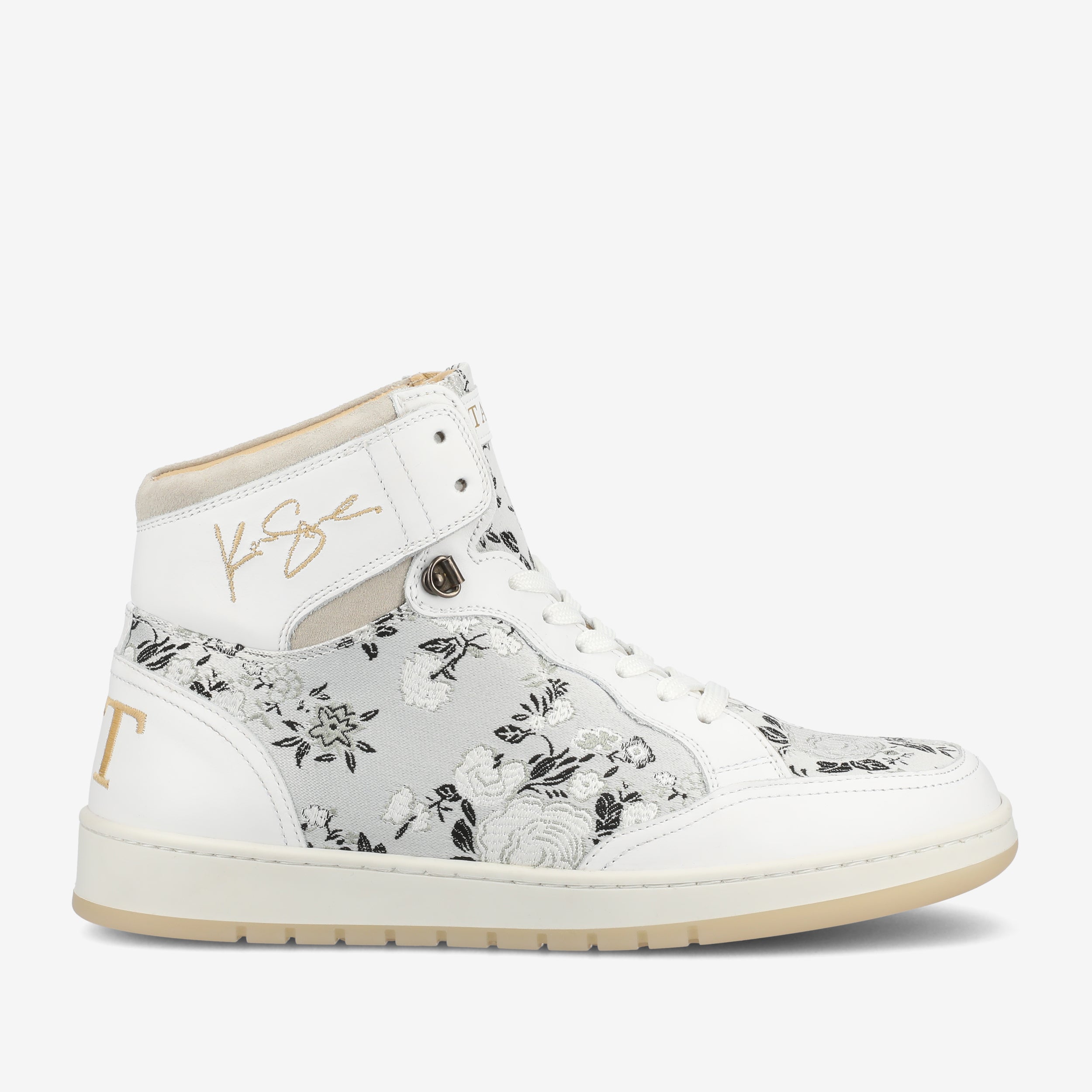 The Rapido High-top Sneaker in Eden Blanc