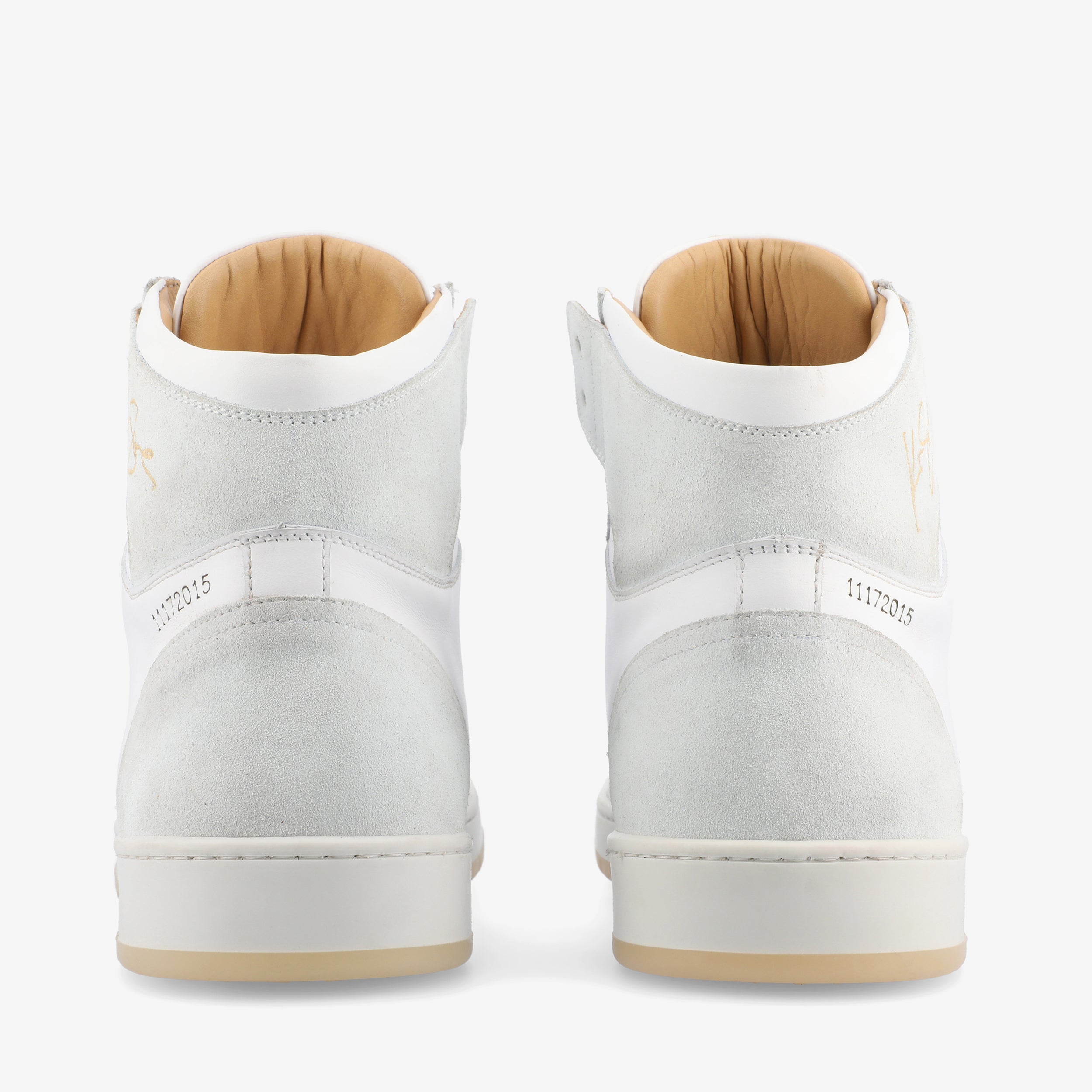 The Rapido High-top Sneaker in White Crane