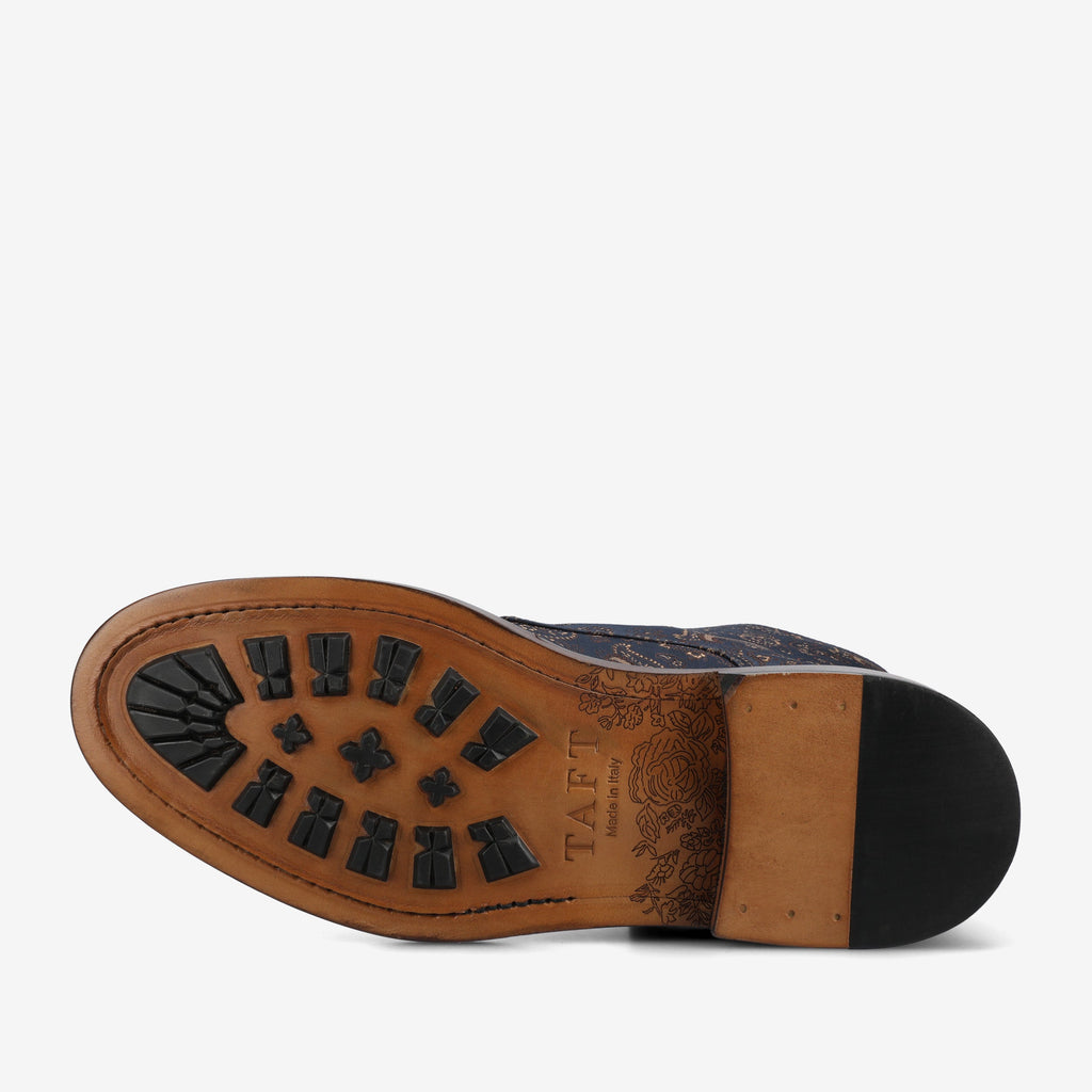 The Jack Dress Boot in Brown Paisley