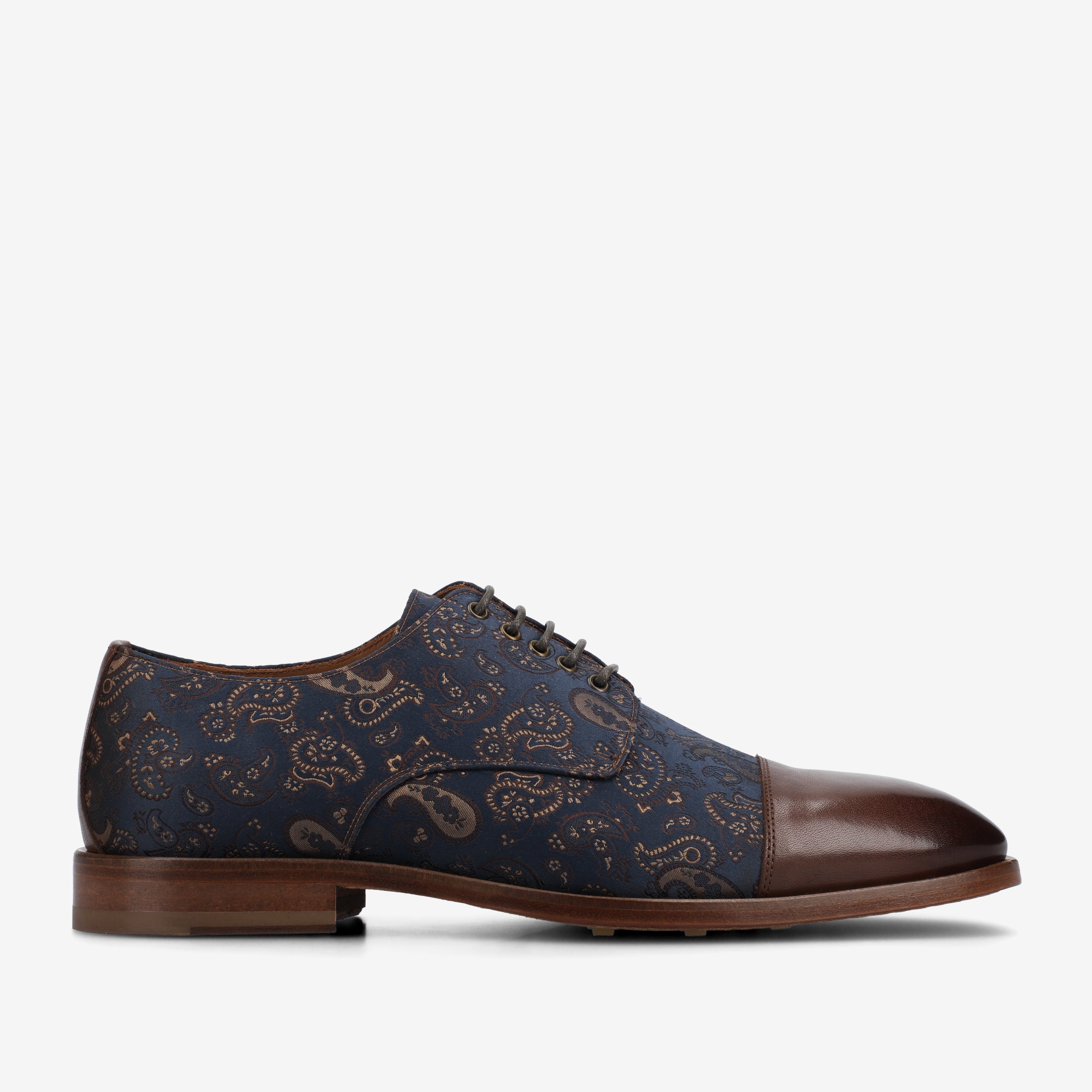 The Jack Oxford Shoe in Brown Paisley