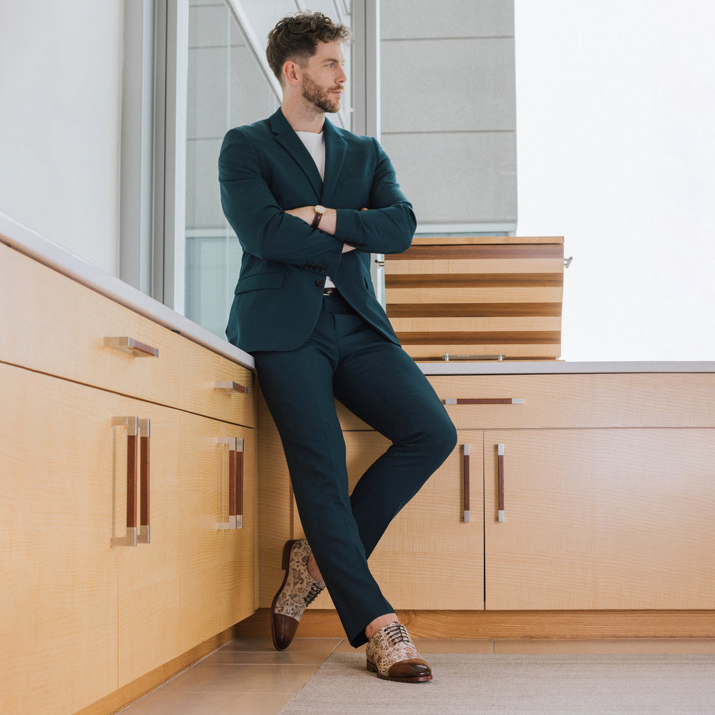 The Jack Oxford Shoe in Desert Floral