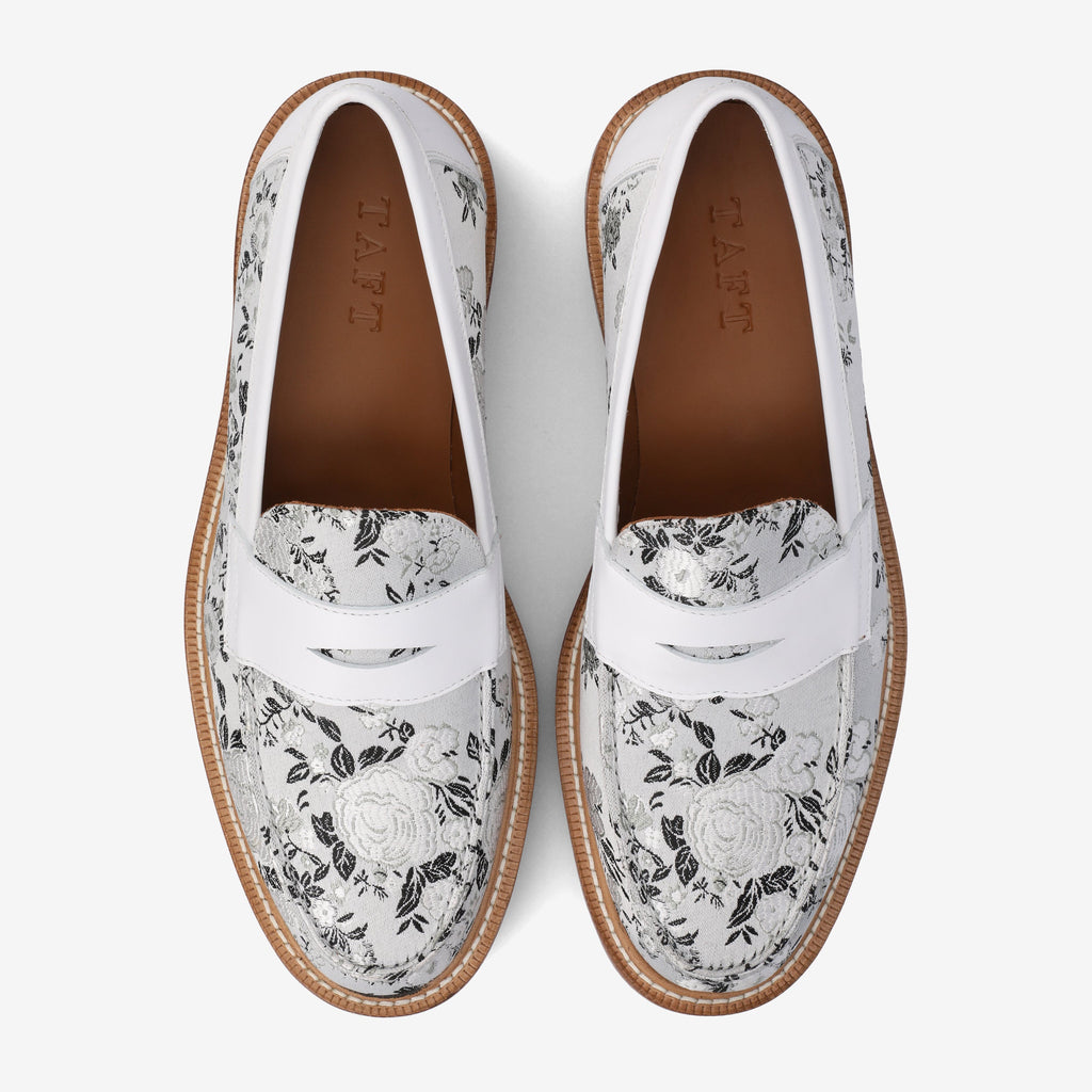The Fitz Loafer in Eden Blanc