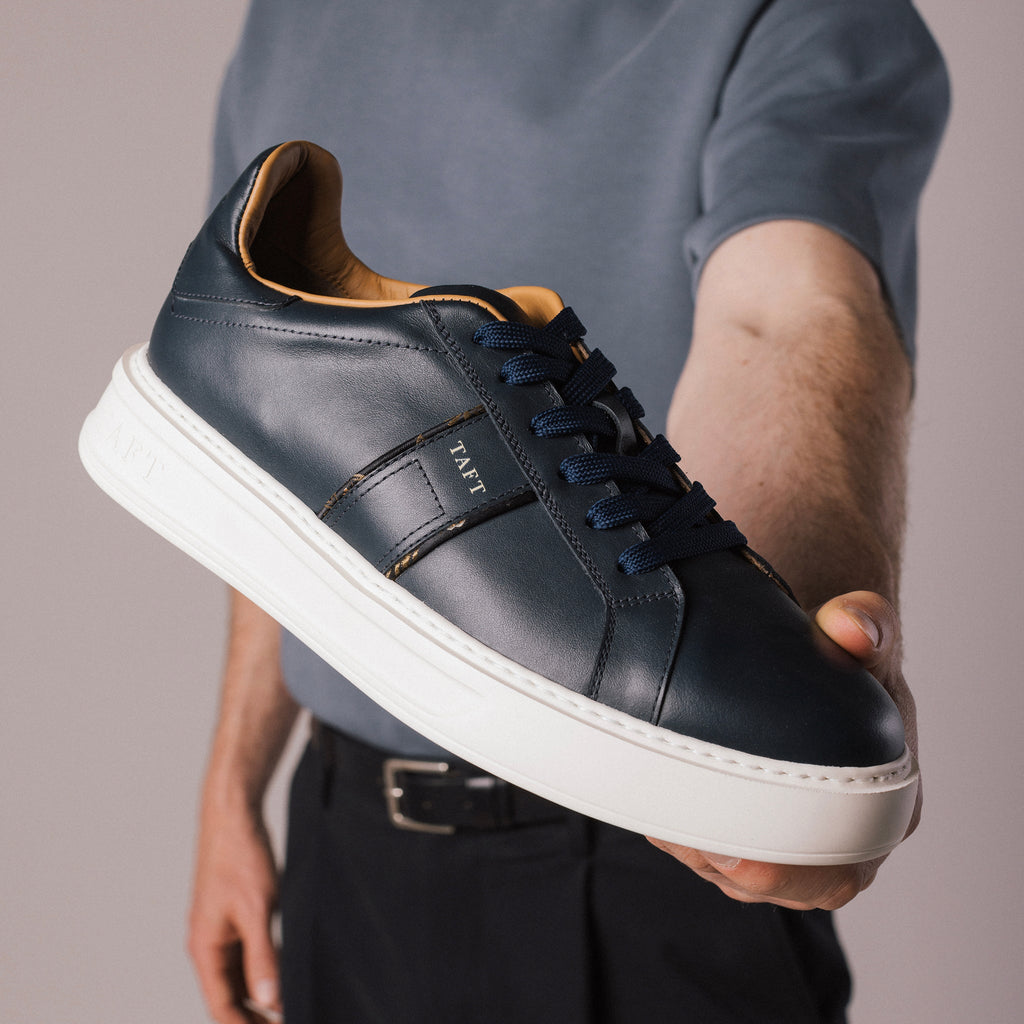 The Logan Sneaker in Navy