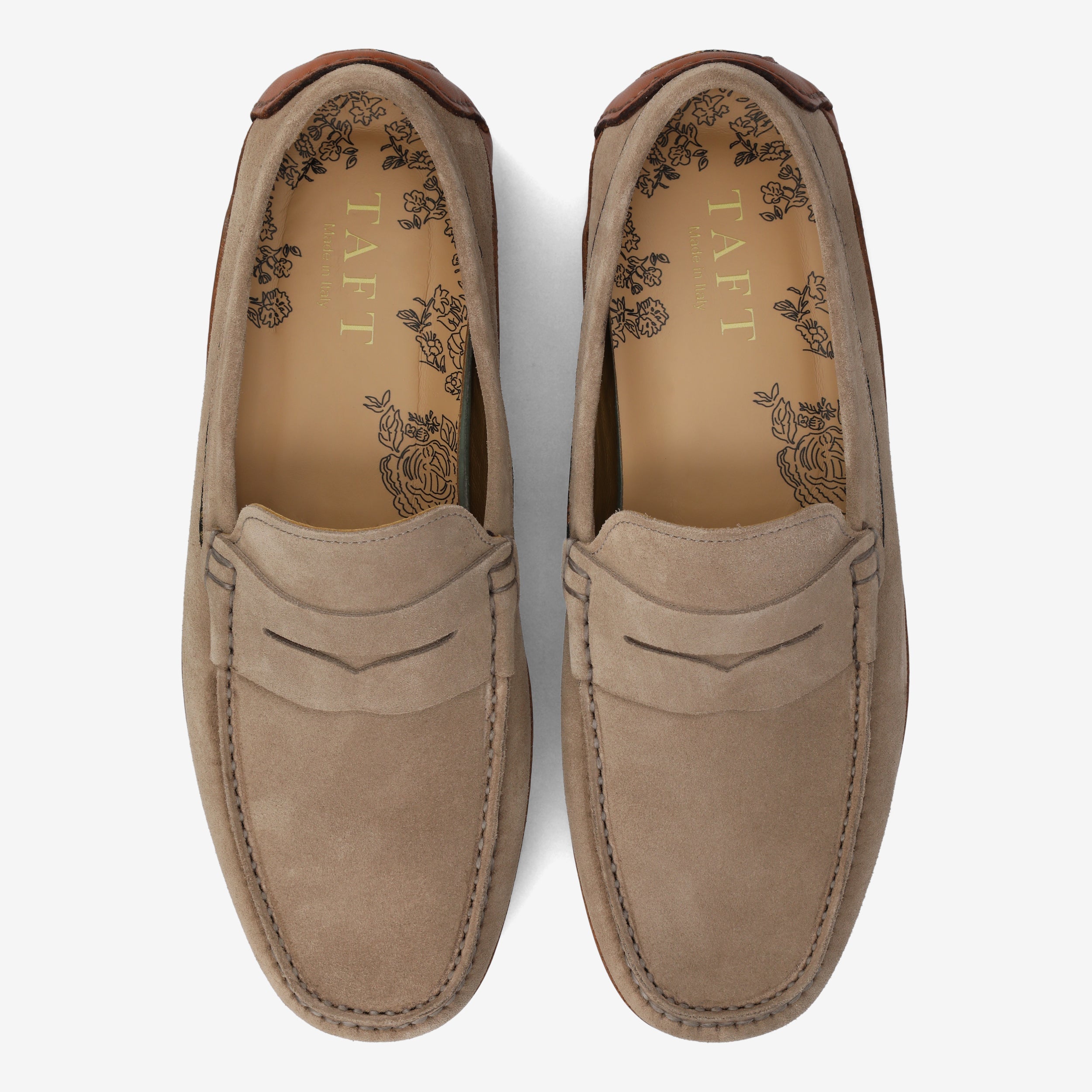 The Luke in Taupe Suede