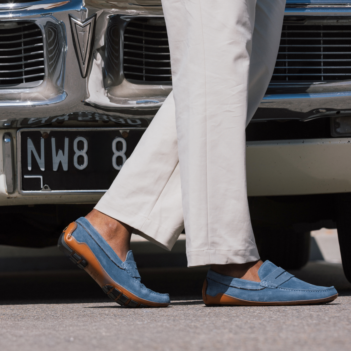 The Luke in Blue Suede