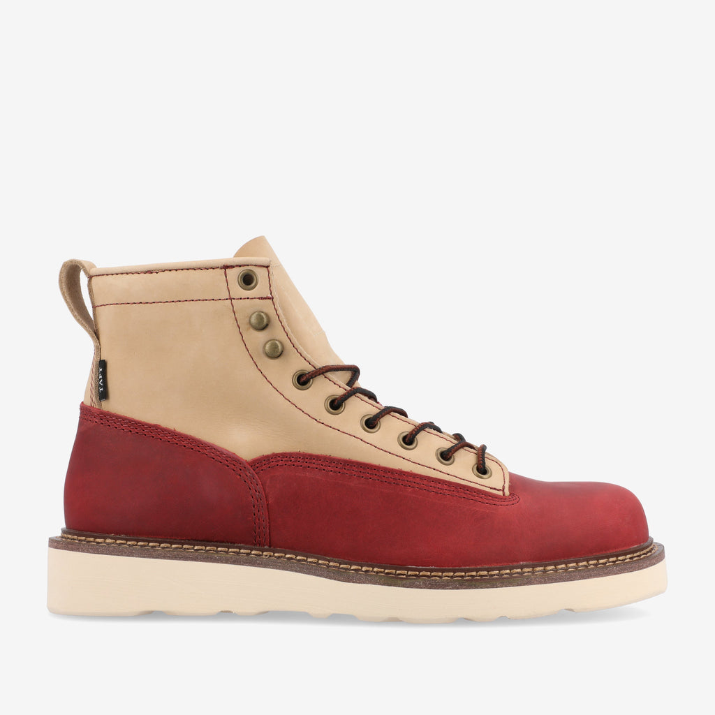 Model 001 Boot in Cherry/Cream (Last Chance, Final Sale)