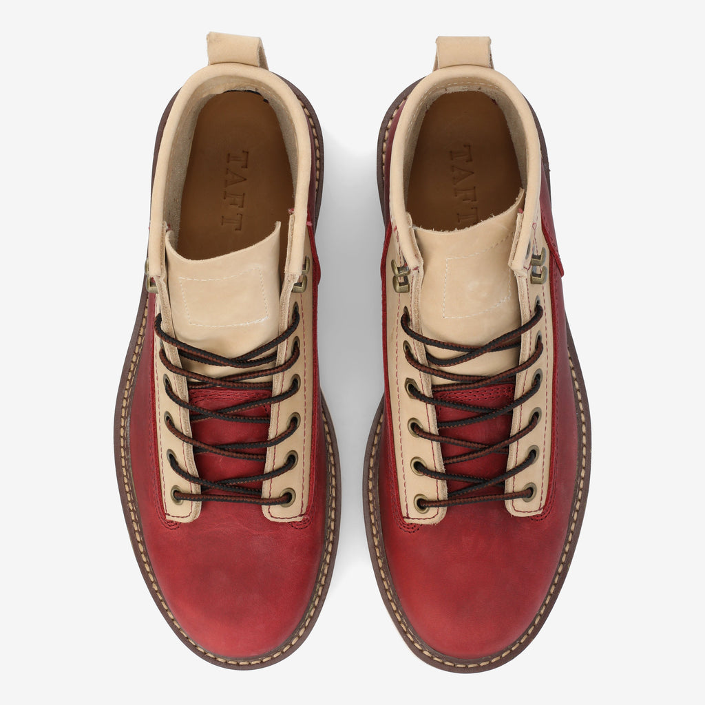 Model 001 Boot in Cherry/Cream (Last Chance, Final Sale)