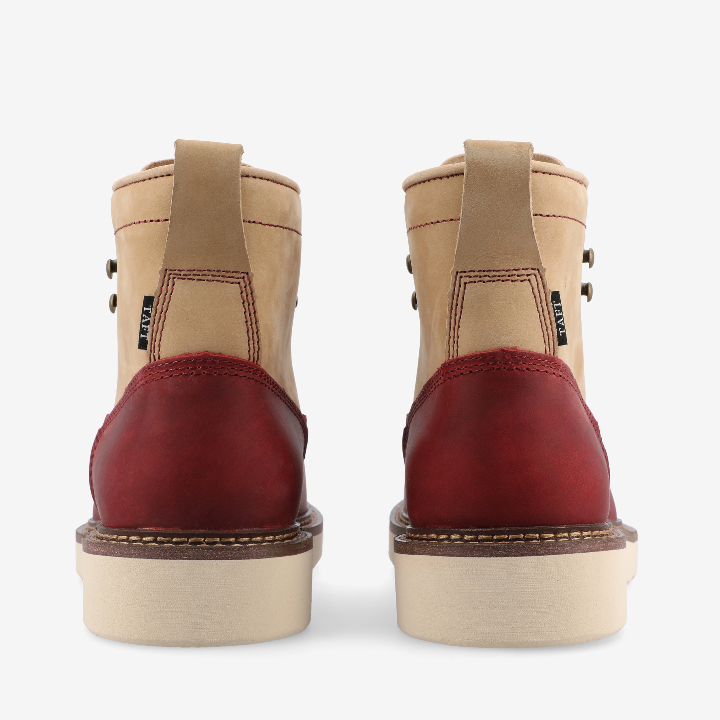 Model 001 Boot in Cherry/Cream (Last Chance, Final Sale)