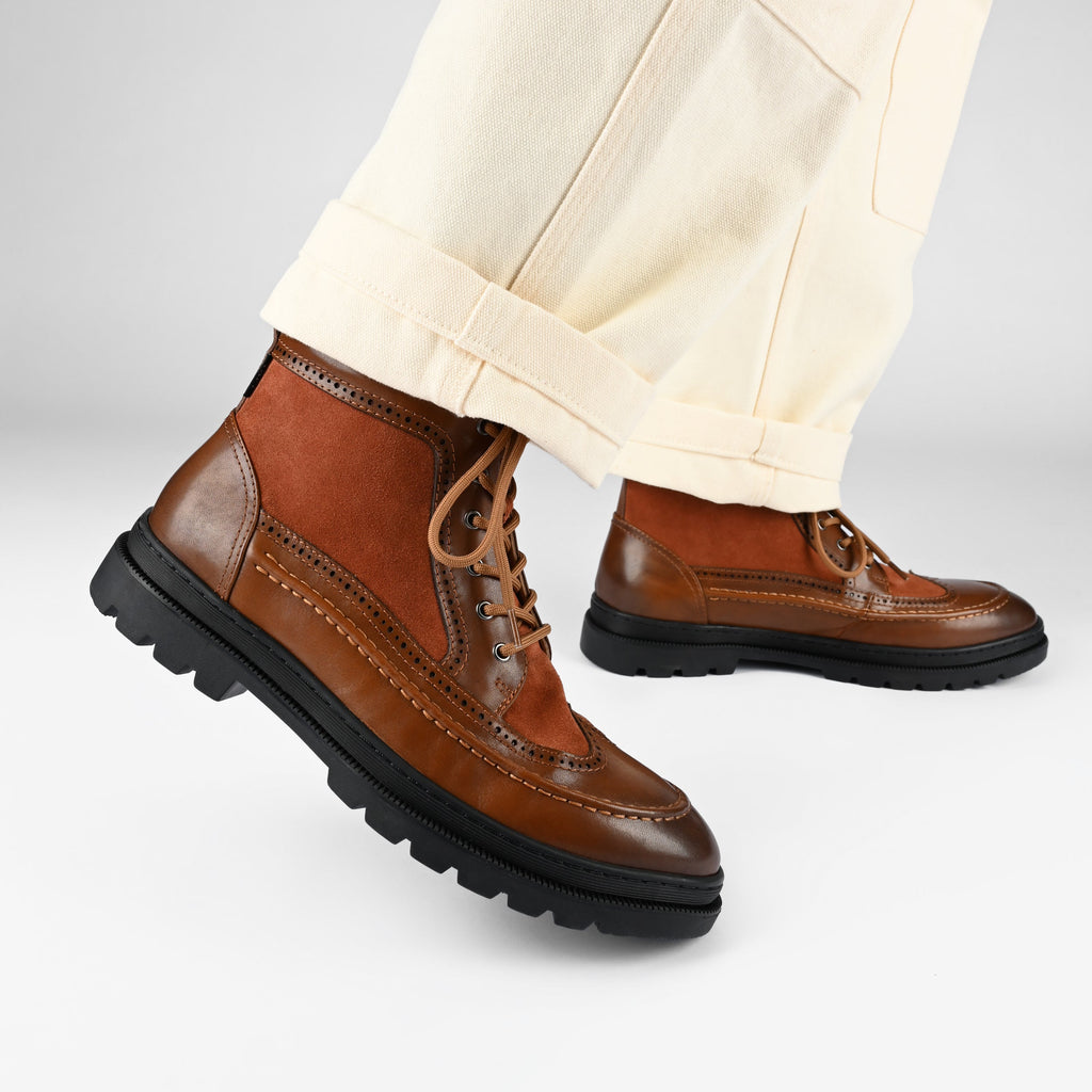 Model 008 Boot In Honey (Last Chance, Final Sale)