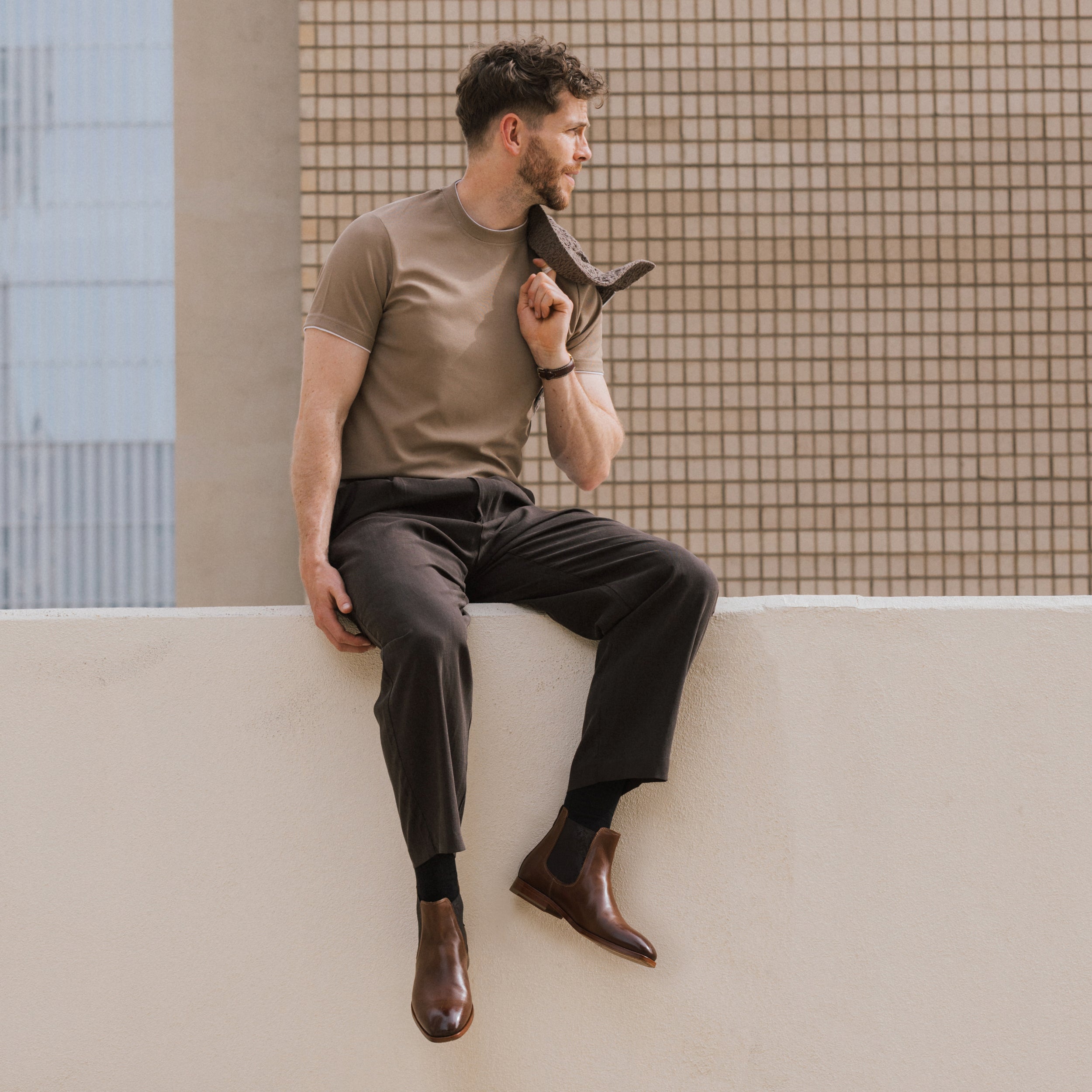 The Murphy Chelsea Boot in Brown