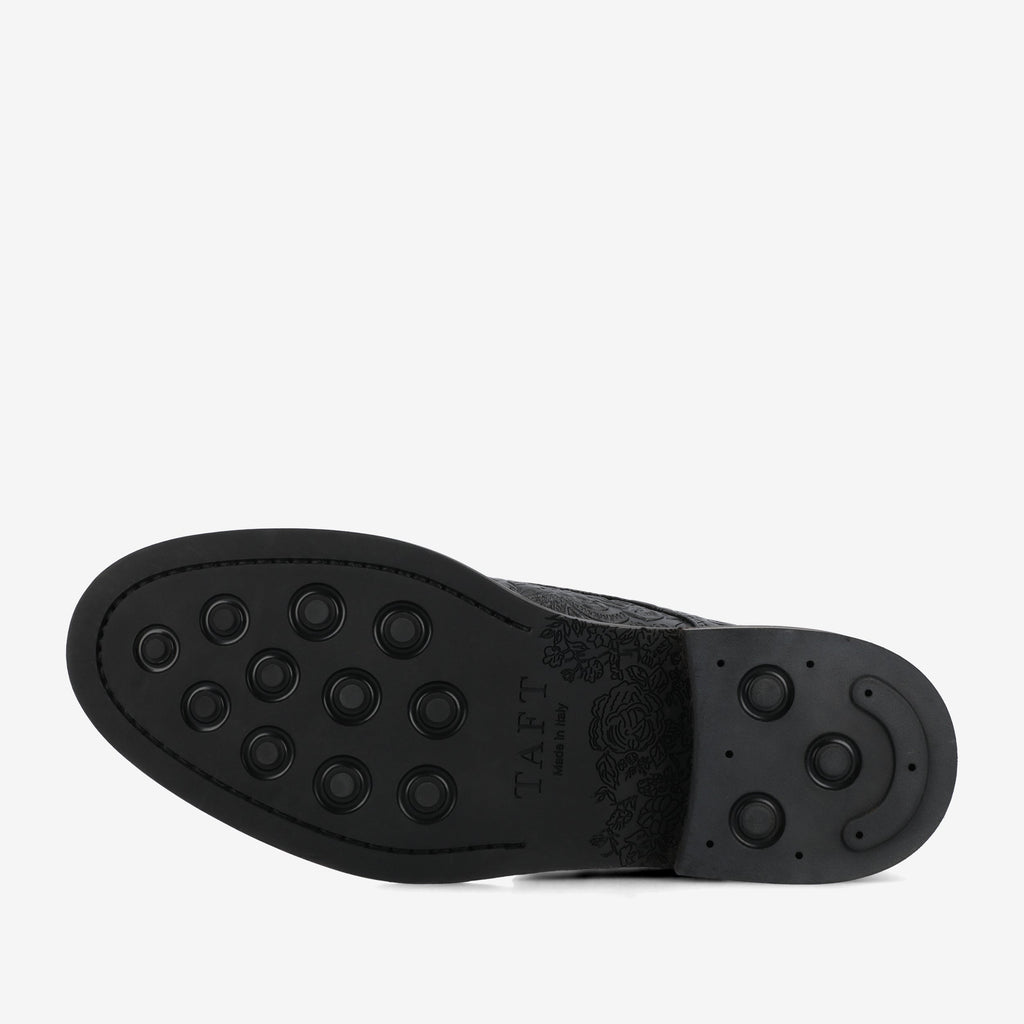 The Rome Boot in Black Floral