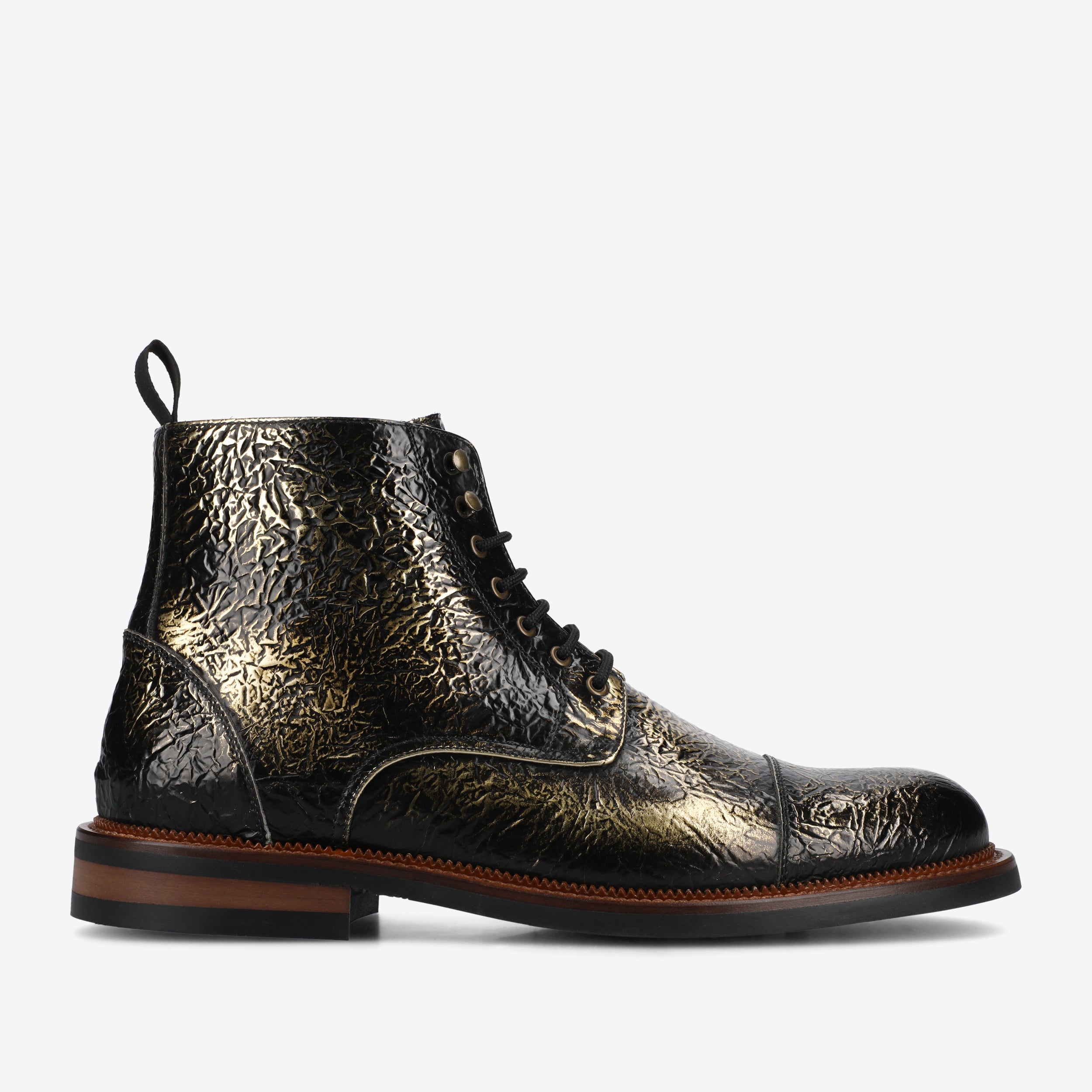 The Rome Boot in Gilded Gold