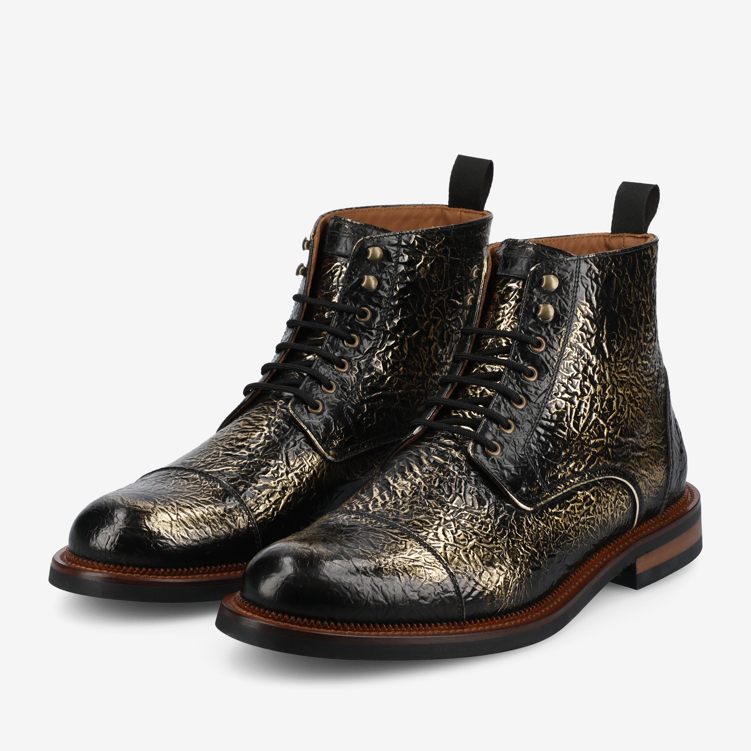 The Rome Boot in Gilded Gold