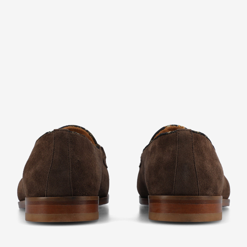 The Russell in Taupe Suede