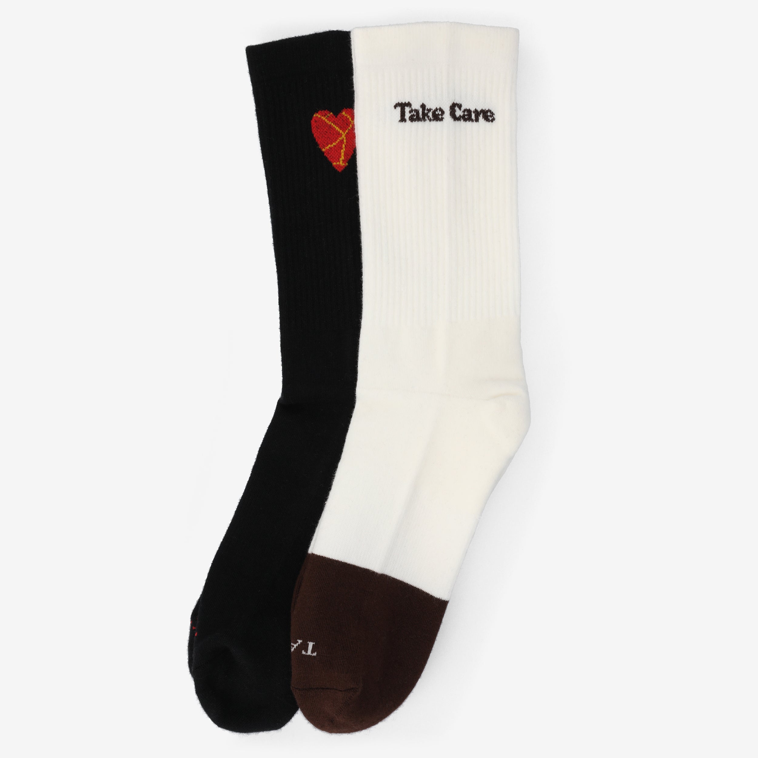 TAFT Black and Cream Socks 2-Pack