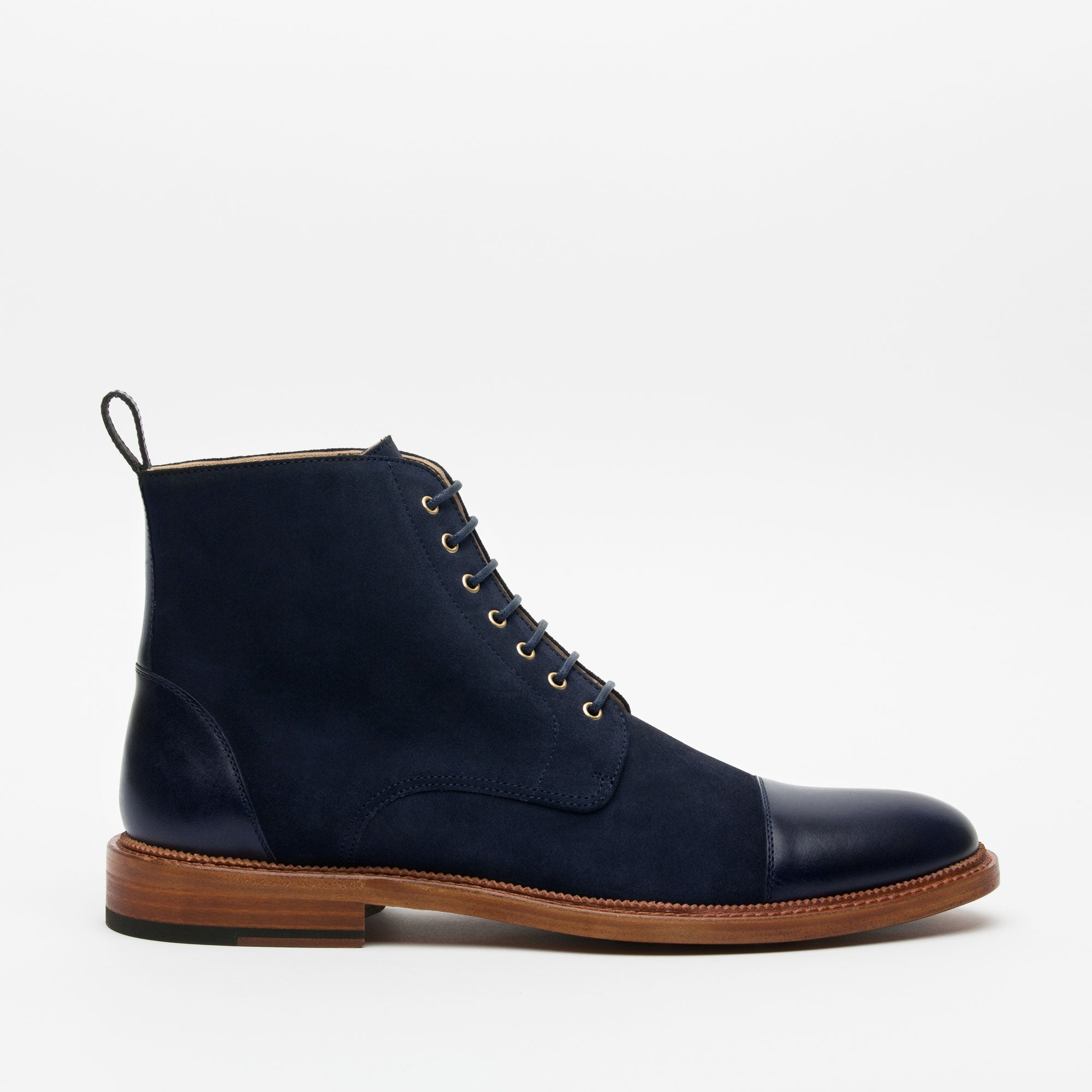 The Troy Boot in Navy (Last Chance, Final Sale)