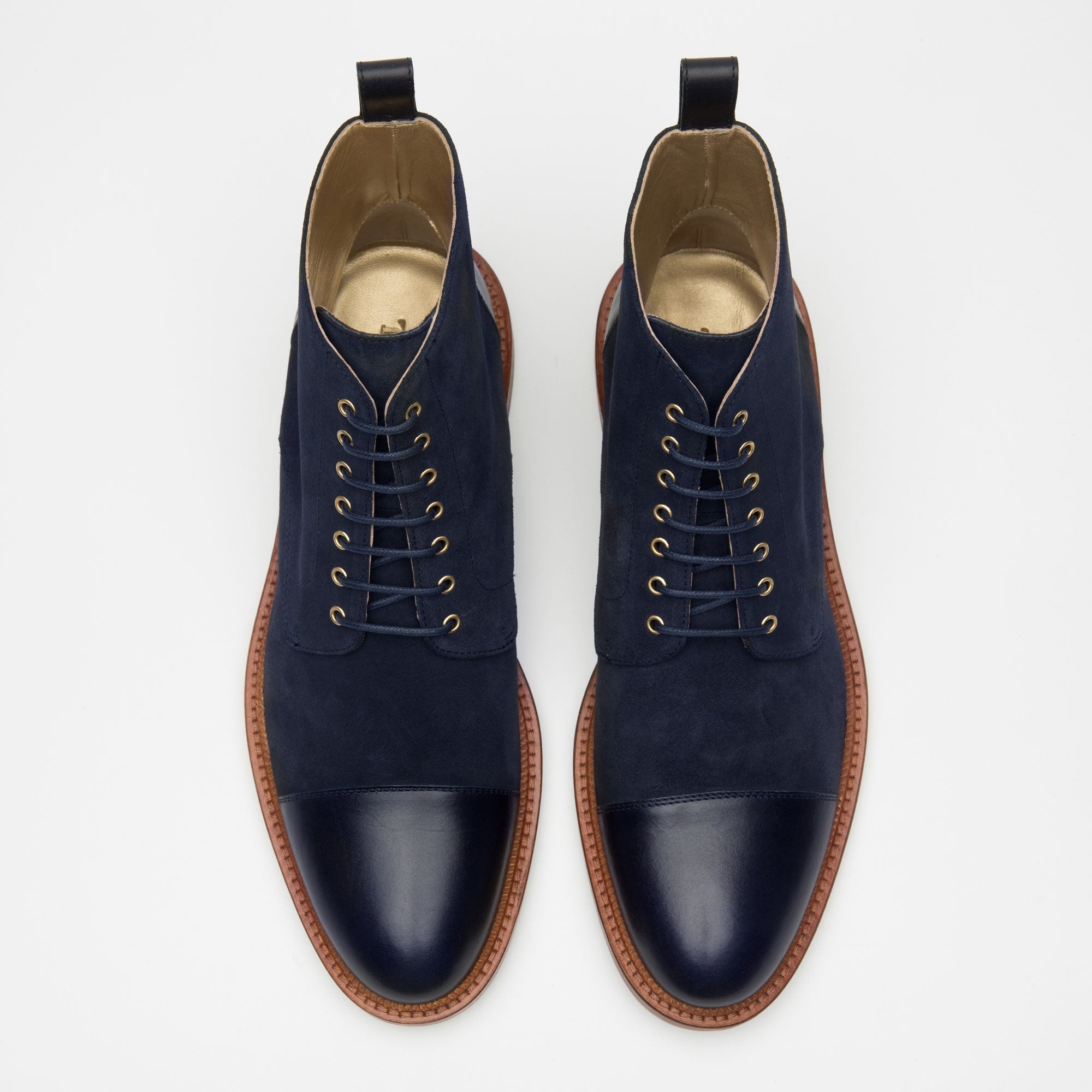 The Troy Boot in Navy (Last Chance, Final Sale)